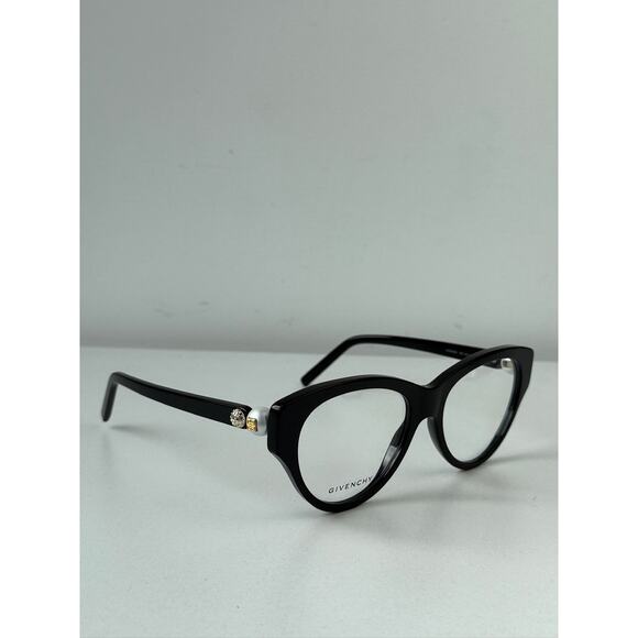 NEW Givenchy GV50048I Cat Eye Pearl Black Crystal Frames main image 6